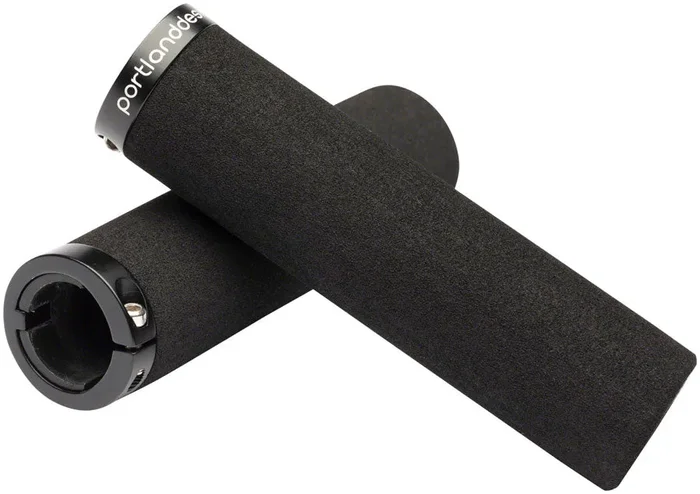 Portland Design Works Theyre Lock-On Grips – Black Lockring Black