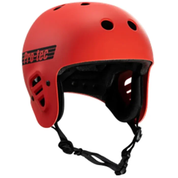 Pro-Tec Full Cut Helmet – Matte Bright Red