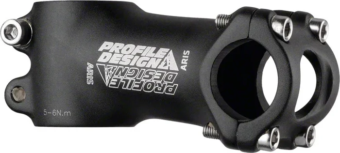 Profile Design Aris Stem – 60 mm 26.0 Clamp +/-7 1 1/8″ Aluminum Black