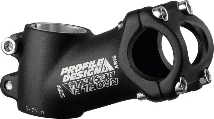 Profile Design Aris Stem – 70mm 26 Clamp +/-25 1 1/8″ Aluminum Black