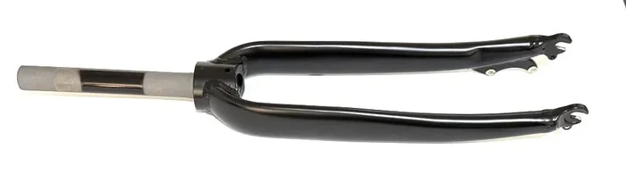 Raleigh 1 1/8″ 26″ Threaded Alloy Bike Fork 100mm QR Disc Axle – Crown 420mm BLK