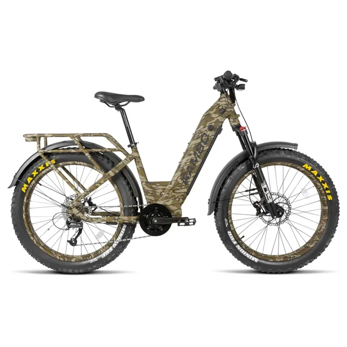 Rambo Rebel 2.0 Fat Tire Step-Thru Electric Bike – 48V 15-20Ah 1000W mid drive hydraulic brakes – Financing Available