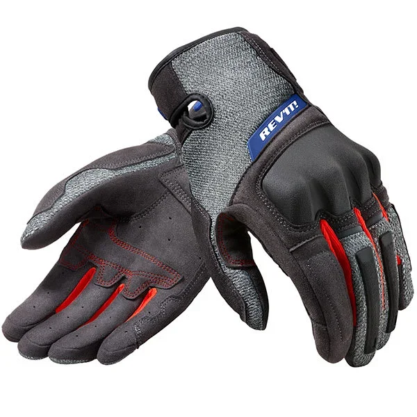 Rev’it Volcano Textile Gloves – Black / Grey
