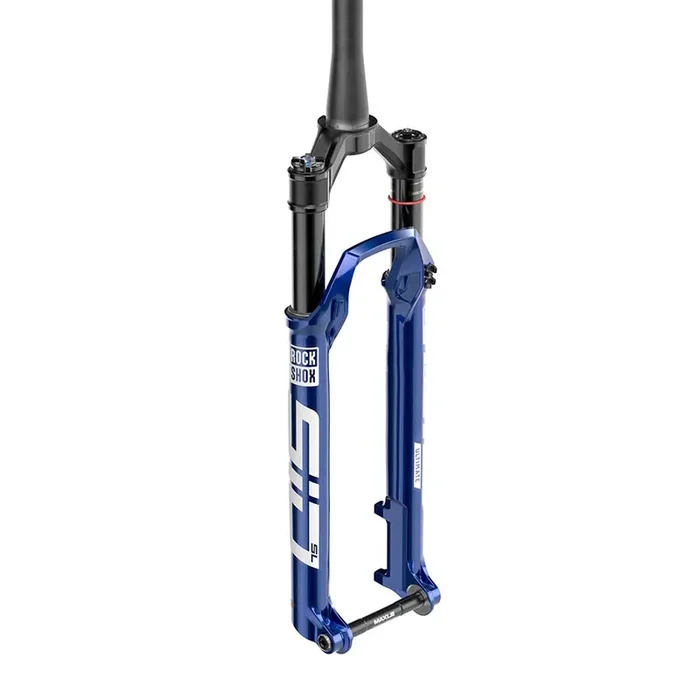 RockShox SID SL Ultimate Race Day 2 Suspension Fork – 29″ 110 mm 15 x 110 mm 44 mm Offset Blue Crush 3P Crown D1