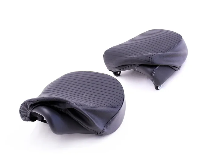 Royal Enfield – Black Pleated Seat Cover – KXA00134