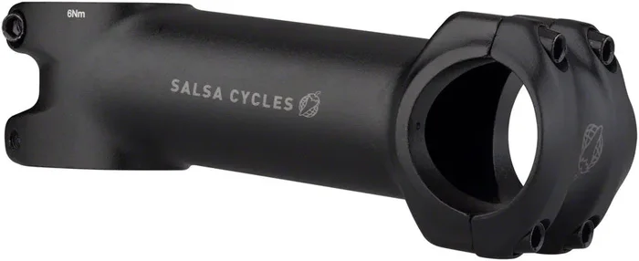 Salsa Guide Stem – 100mm 31.8 Clamp +/-6 1 1/8″ Aluminum Black