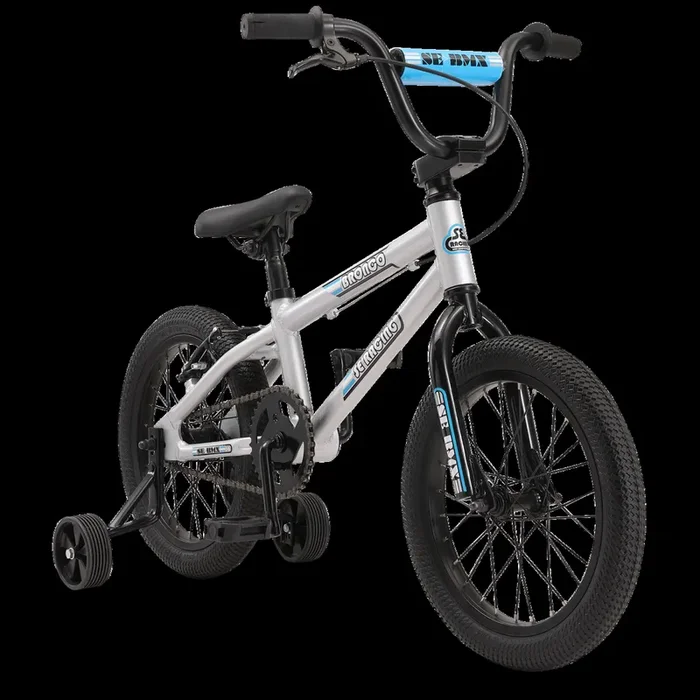 SE Bronco 16″ Bmx Style Kid’s Bike with Training Wheels