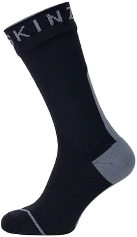 SealSkinz Briston Waterproof Mid Socks – Black/Gray Medium
