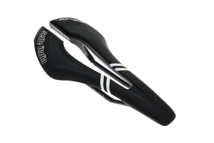 Selle Italia SP-01 KIt Carbonio Superflow Saddle 130mm Carbon Rails Black