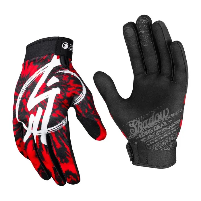 Shadow Conspire Gloves – Red Tie Dye
