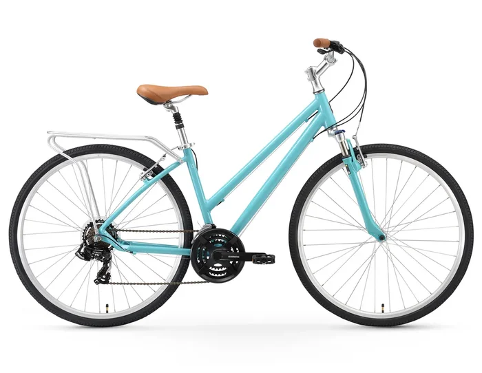 sixthreezero Pave N’ Trail – Women’s 26″ 21 Speed Hybrid Bicycle