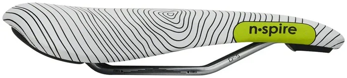 Smanie N.Spire Saddle – Chromoly Microfiber White 136
