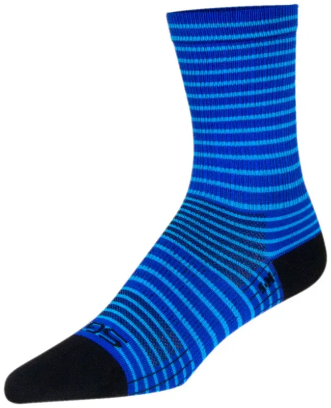 SockGuy SGX Royal Stripes Socks – 6″ Royal Small/Medium