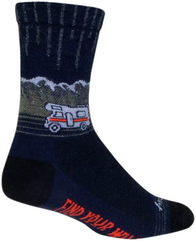 SockGuy Wild Wool Socks – 6″ Small/Medium