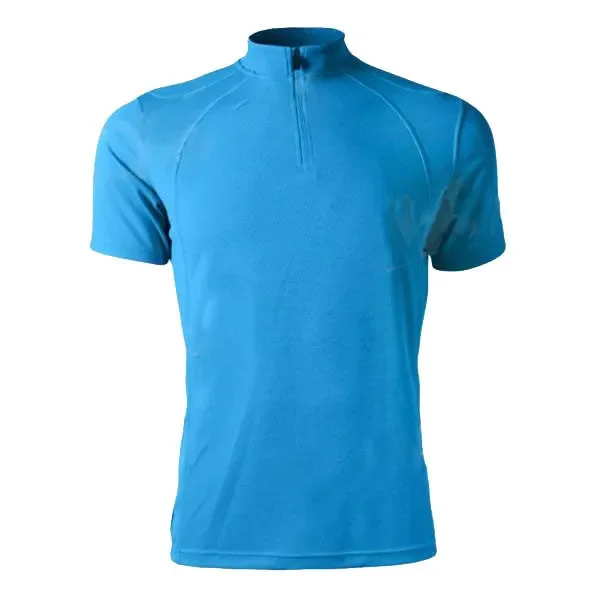 Spakct Bicycling Cycling Polyester Fiber Short Sleeve T Shirt – Blue