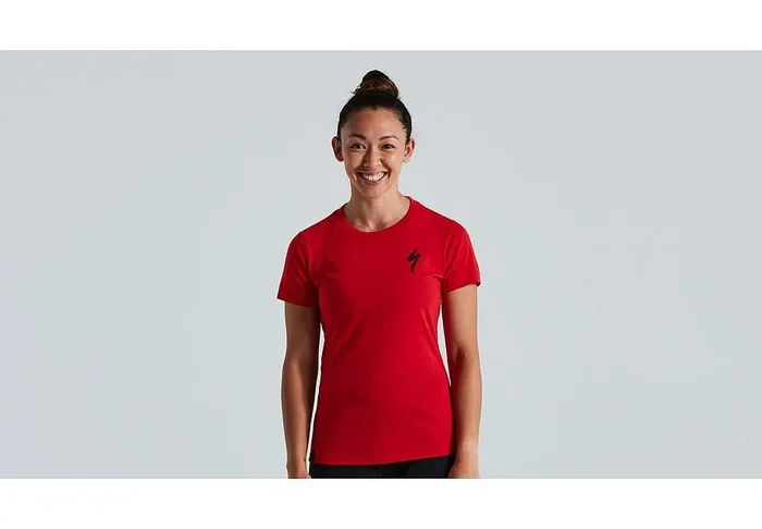 Specialized s-logo tee ss wmn flo red lg