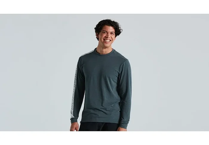 Specialized Trail Jersey Ls Men Cast Battleship Xxl