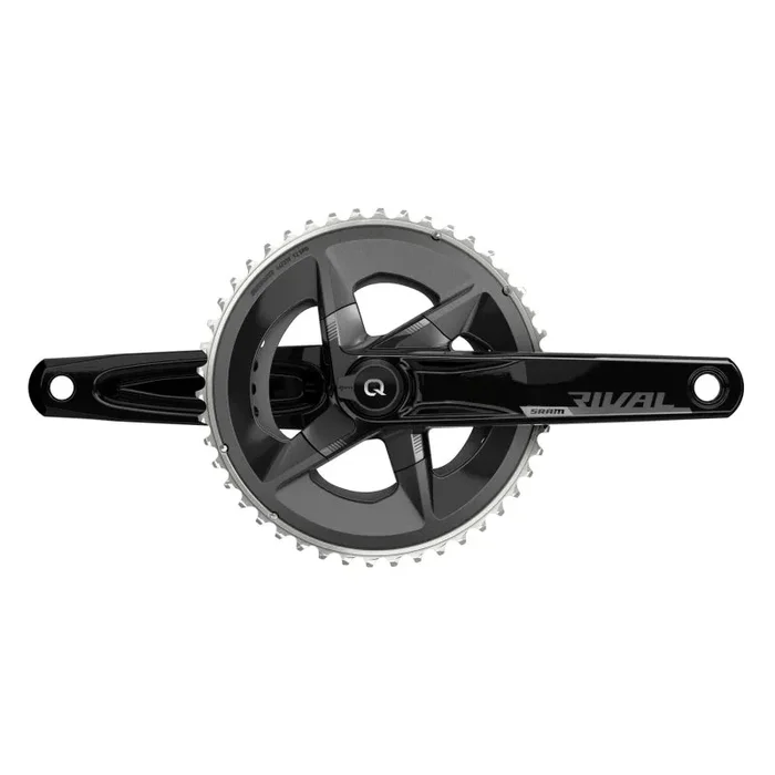 SRAM Rival AXS Crankset Quarq Power Meter – 170mm 12-Speed 48/35t Yaw 107 BCD DUB Spindle Interface BLK D1