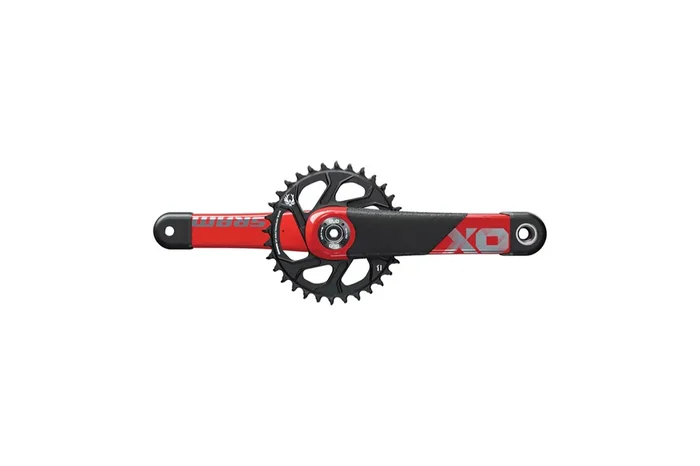 SRAM X01 All Downhill Crankset – 165mm, 10/11-Speed, 34t, Direct Mount, DUB Spindle Interface, Red, B1
