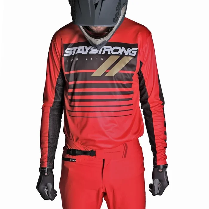 Stay Strong For Life Youth Race Jersey – Red