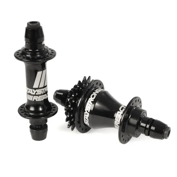 Stay Strong Reactiv 2 Race Hubset – Black/ 10mm Front