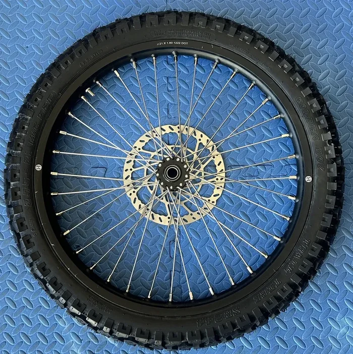 Surron eMoto Wheel Set Shinko 244 Dual Sport 21″ Front Wheel & Tire Set for e-Moto Bikes *Does not include rotor or sprocket*