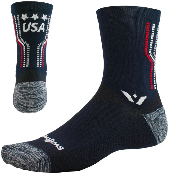 Swiftwick Vision Five Tribute Socks – 5″ USA Proud Small