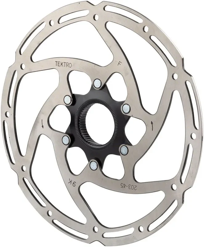 Tektro TR160-45 Disc Brake Rotor – 160mm Center-Lock 2.3mm Thickness Silver