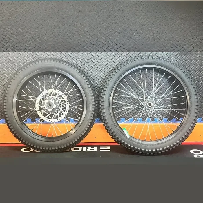 Throne eMoto Wheel Set Shinko 241 Dual Sport 17″/19″ Front & Rear Wheel & Tire Set for Moto Bikes *Does not include rotor or sprocket*
