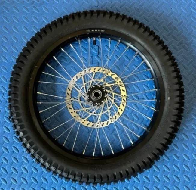 Throne eMoto Wheel Set Shinko 241 Dual Sport 17″ Front Wheel & Tire Set for e-Moto Bikes *Does not include rotor or sprocket*