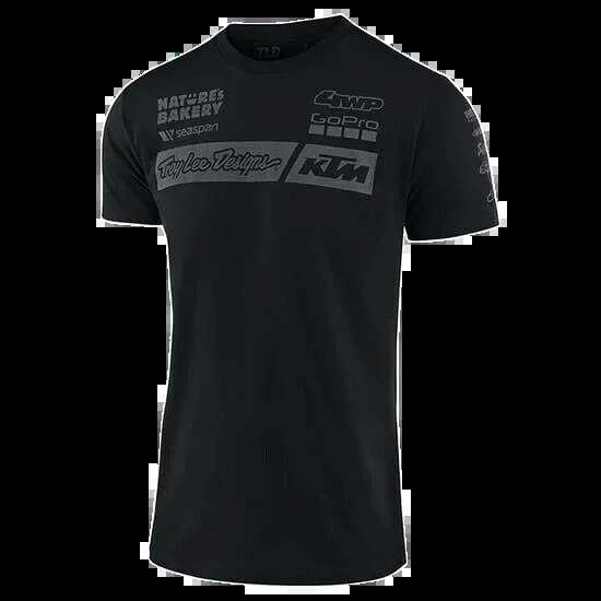 TROY LEE DESIGNS YOUTH TEAM KTM BLACK T-SHIRT