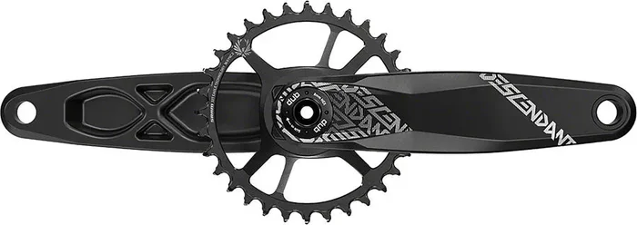 TruVativ Descendant 6K Aluminum Eagle Boost Crankset – 175mm 12-Speed 32t Direct Mount DUB Spindle Interface BLK