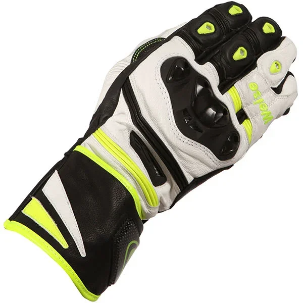 Weise Lancer Leather Gloves – Black / White