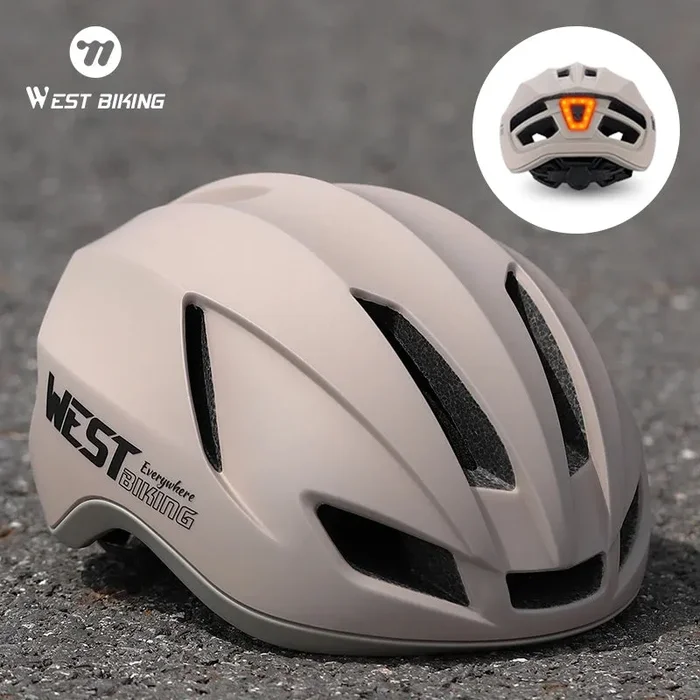 WEST BIKING Ultralight Cycling Helmet With Taillight