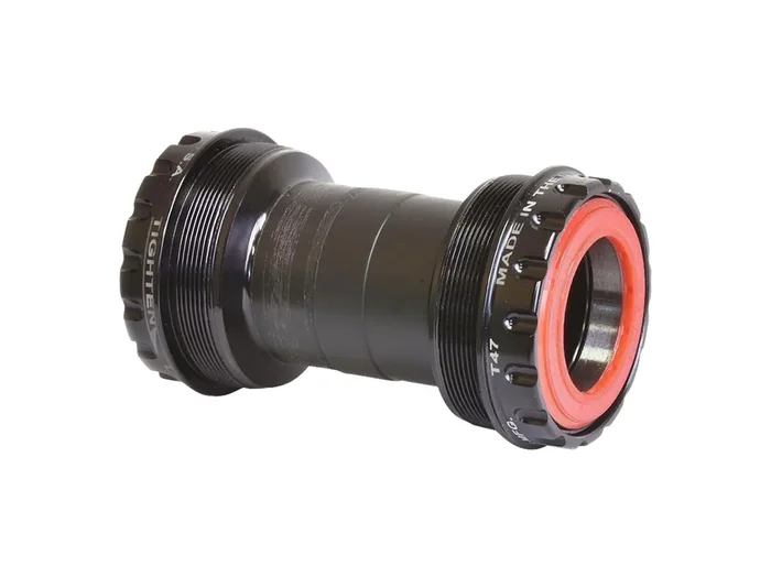 Wheels Manufacturing T47 Outboard Bottom Bracket – DUB Spindle ABEC-3 Bearing BLK