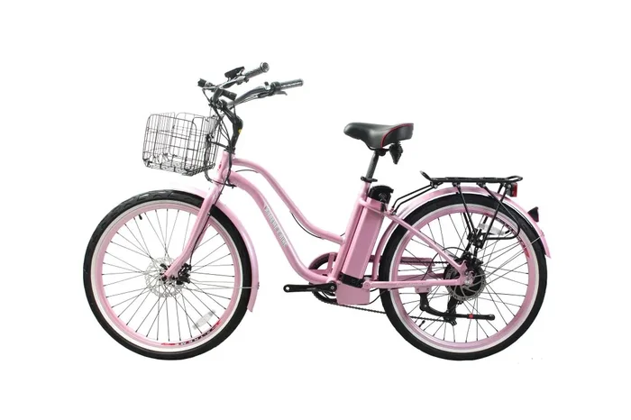 X-Treme Malibu Elite 24 Volt Beach Cruiser Electric Bike